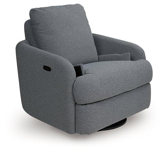 Alainmont Next-Gen Nuvella Swivel Power Recliner - Dow Furniture (ME)