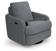 Alainmont Next-Gen Nuvella Swivel Power Recliner - Dow Furniture (ME)