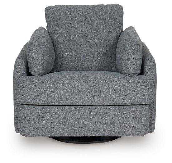 Alainmont Next-Gen Nuvella Swivel Power Recliner - Dow Furniture (ME)