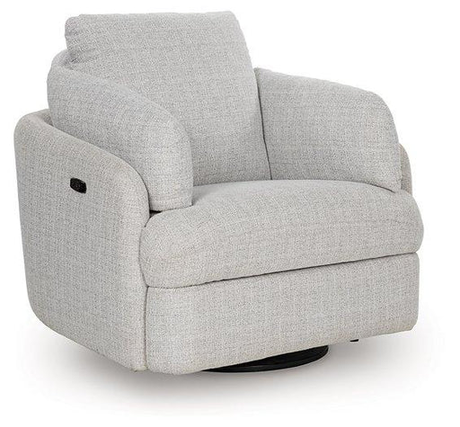 Alainmont Next-Gen Nuvella Swivel Power Recliner - Dow Furniture (ME)