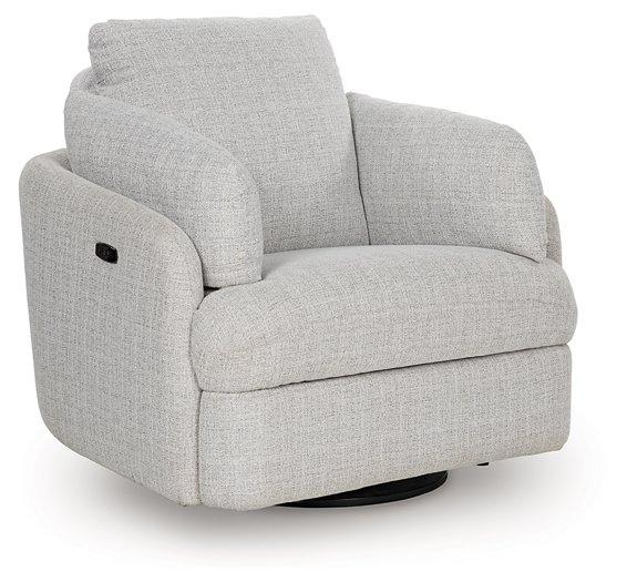 Alainmont Next-Gen Nuvella Swivel Power Recliner - Dow Furniture (ME)