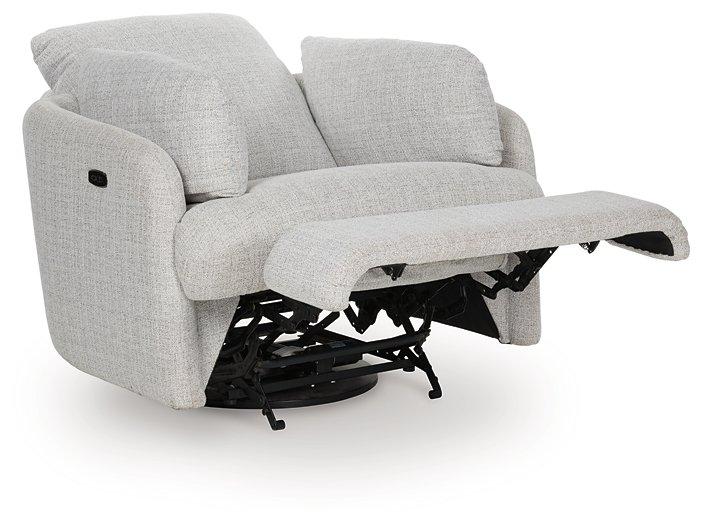 Alainmont Next-Gen Nuvella Swivel Power Recliner - Dow Furniture (ME)