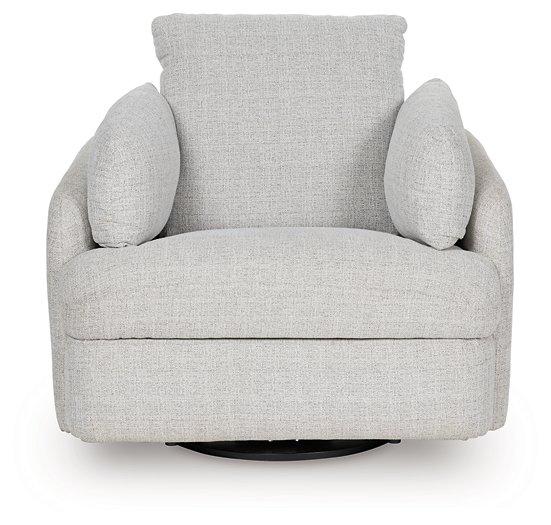 Alainmont Next-Gen Nuvella Swivel Power Recliner - Dow Furniture (ME)