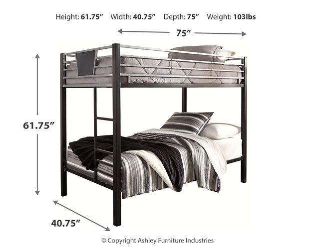 Dinsmore Bunk Bed with Ladder - Dow Furniture (ME)