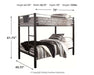 Dinsmore Bunk Bed with Ladder - Dow Furniture (ME)