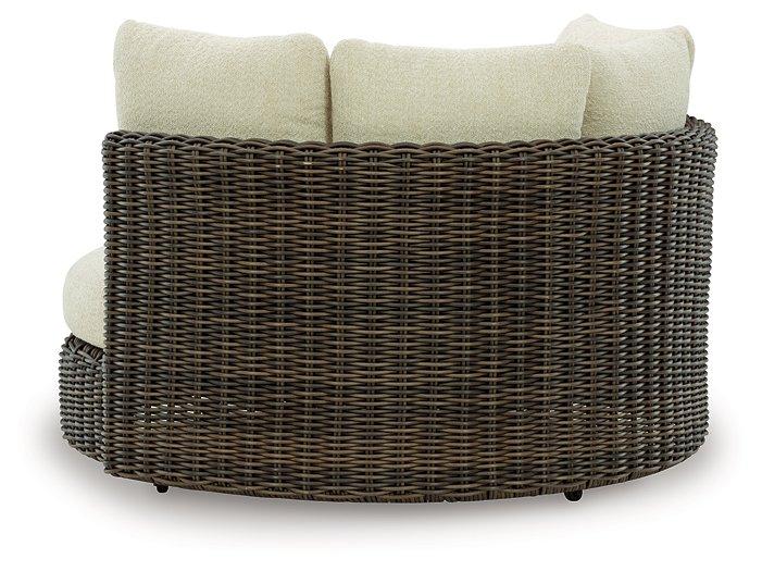 Kimora Outdoor Swivel Lounge Chair with Cushion - Dow Furniture (ME)