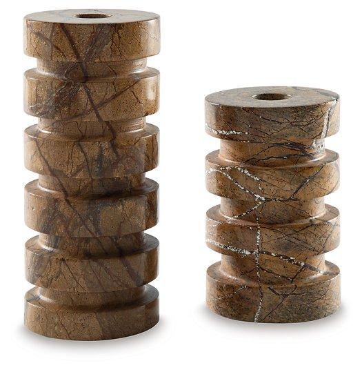 Emsleyfield Candle Holder Set (Set of 2) - Dow Furniture (ME)