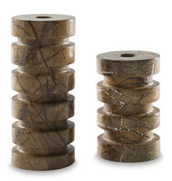 Emsleyfield Candle Holder Set (Set of 2) - Dow Furniture (ME)