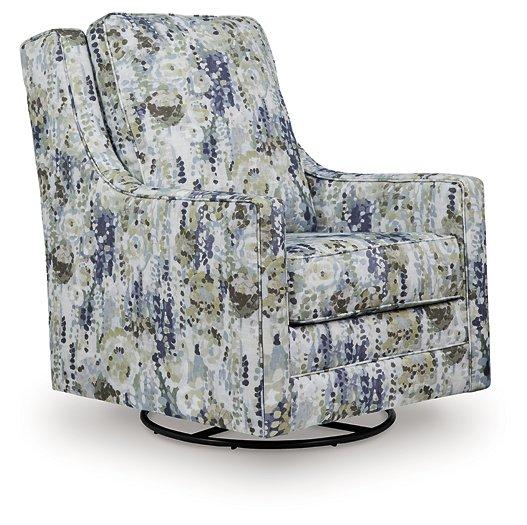 Dustinford Swivel Glider Accent Chair - Dow Furniture (ME)