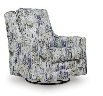 Dustinford Swivel Glider Accent Chair - Dow Furniture (ME)