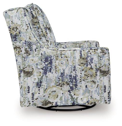 Dustinford Swivel Glider Accent Chair - Dow Furniture (ME)