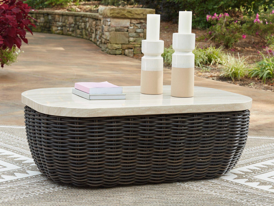Kimora Outdoor Coffee Table - Dow Furniture (ME)