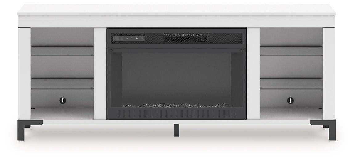 Brollevi 60" TV Stand with Electric Fireplace - Dow Furniture (ME)