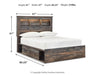Drystan Youth Bed with 2 Storage Drawers - Dow Furniture (ME)
