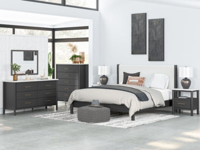 Cadmori Upholstered Bed - Dow Furniture (ME)