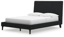 Cadmori Upholstered Bed with Roll Slats - Dow Furniture (ME)