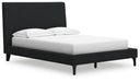 Cadmori Upholstered Bed with Roll Slats - Dow Furniture (ME)