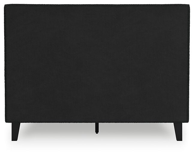 Cadmori Upholstered Bed with Roll Slats - Dow Furniture (ME)