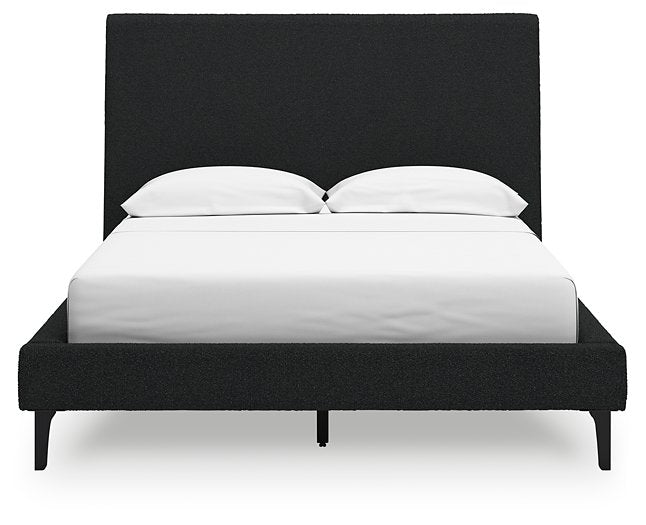 Cadmori Upholstered Bed with Roll Slats - Dow Furniture (ME)