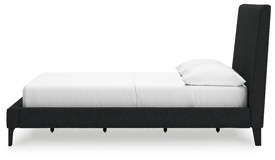 Cadmori Upholstered Bed with Roll Slats - Dow Furniture (ME)