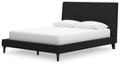 Cadmori Upholstered Bed with Roll Slats - Dow Furniture (ME)