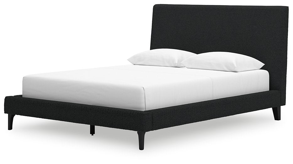 Cadmori Upholstered Bed with Roll Slats - Dow Furniture (ME)