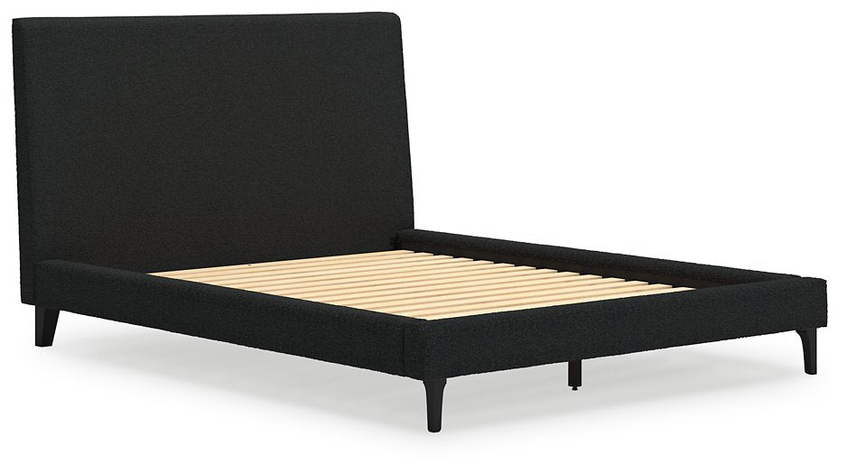 Cadmori Upholstered Bed with Roll Slats - Dow Furniture (ME)