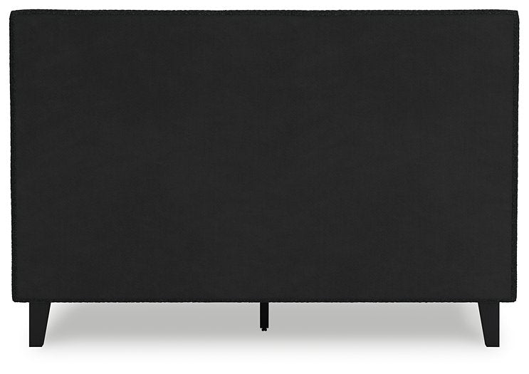 Cadmori Upholstered Bed with Roll Slats - Dow Furniture (ME)