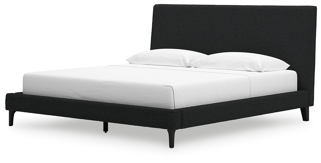Cadmori Upholstered Bed with Roll Slats - Dow Furniture (ME)