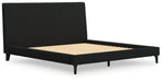 Cadmori Upholstered Bed with Roll Slats - Dow Furniture (ME)