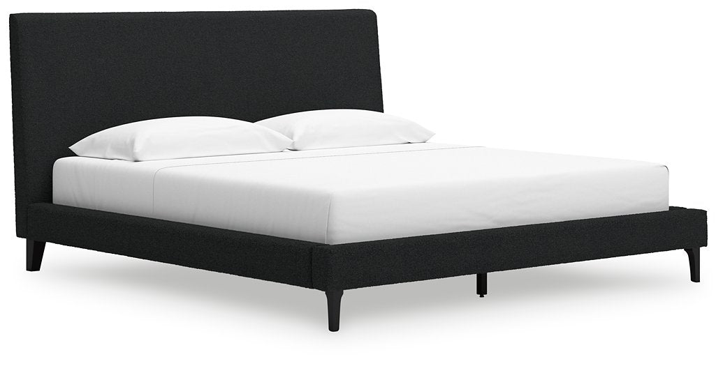 Cadmori Upholstered Bed with Roll Slats - Dow Furniture (ME)