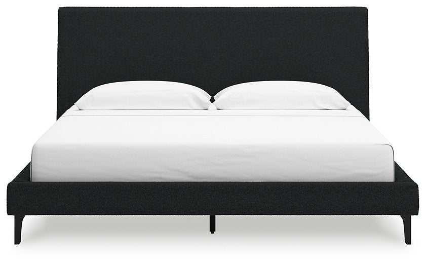 Cadmori Upholstered Bed with Roll Slats - Dow Furniture (ME)