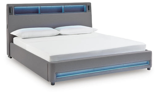 Verishaw Upholstered Bed - Dow Furniture (ME)