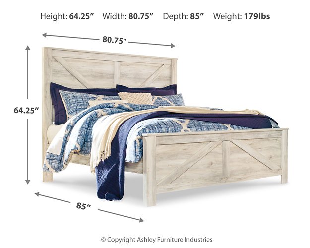 Bellaby Crossbuck Bed - Dow Furniture (ME)