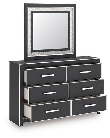 Zuraleus Dresser and Mirror - Dow Furniture (ME)