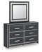 Zuraleus Dresser and Mirror - Dow Furniture (ME)