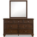 Danabrin Dresser and Mirror - Dow Furniture (ME)
