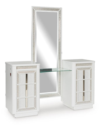 Chalanna Vanity with Mirror - Dow Furniture (ME)