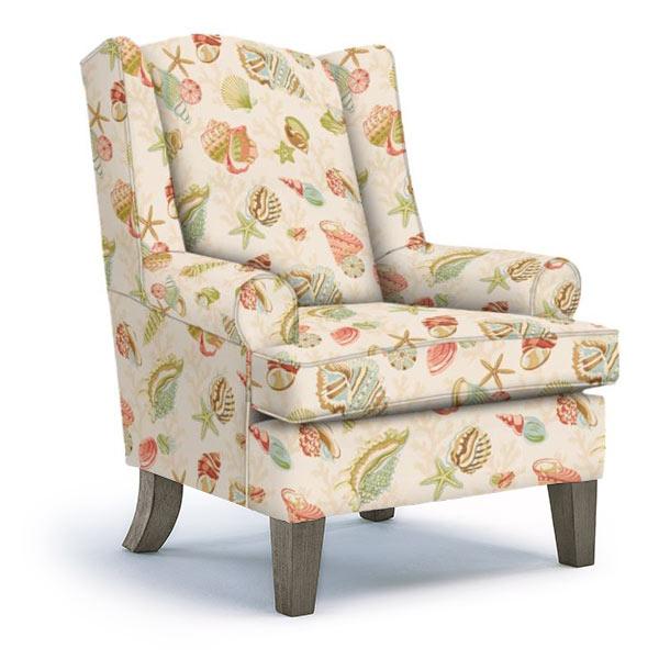 AMELIA WING CHAIR- 0190E - Dow Furniture (ME)