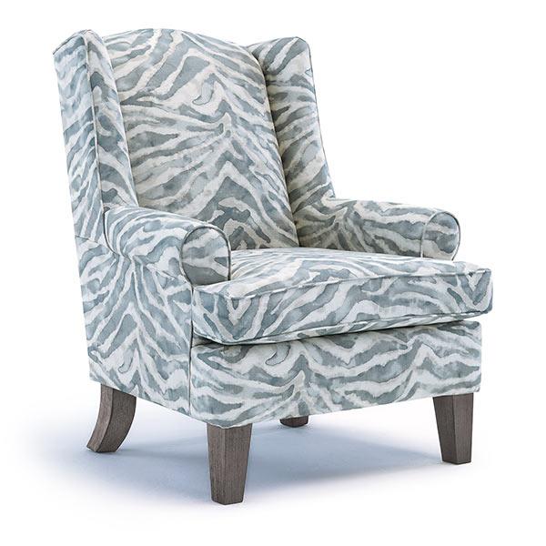 AMELIA WING CHAIR- 0190E - Dow Furniture (ME)