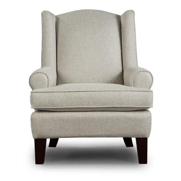 AMELIA WING CHAIR- 0190E - Dow Furniture (ME)