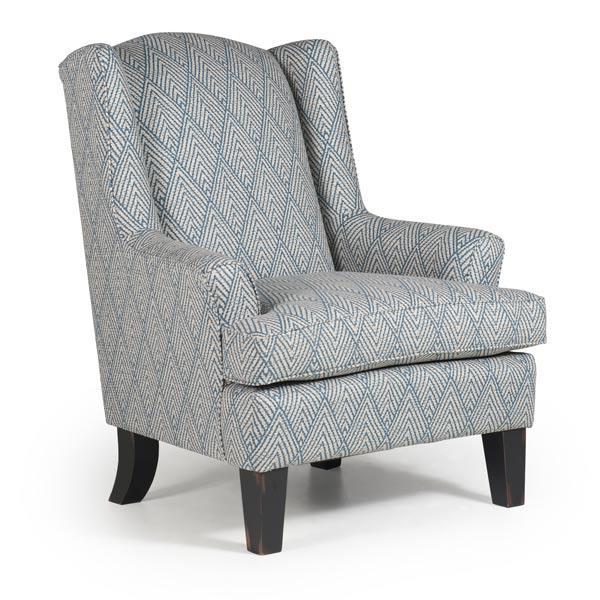 ANDREA WING CHAIR- 0170R - Dow Furniture (ME)