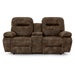 ARIAL LOVESEAT POWER ROCKING CONSOLE LOVESEAT- L660RQ7 - Dow Furniture (ME)