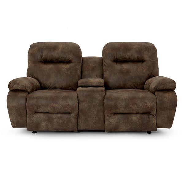 ARIAL LOVESEAT POWER ROCKING CONSOLE LOVESEAT- L660RQ7 - Dow Furniture (ME)