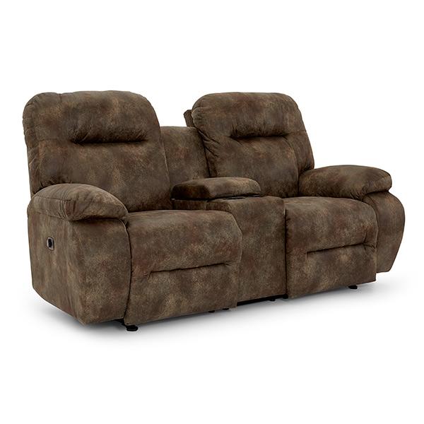 ARIAL LOVESEAT POWER HEAD TILT ROCKER CONSOLE LOVESEAT - L660RY7 - Dow Furniture (ME)
