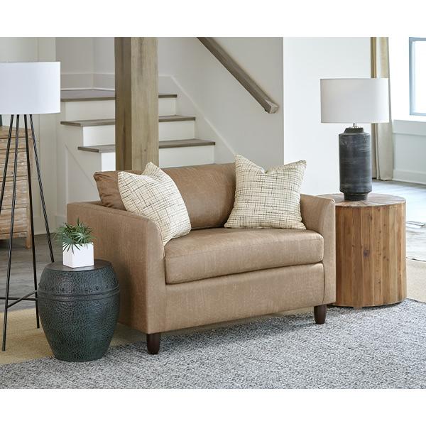 BAYMENT CHAIR & HALF W/MEMORY FOAM SLEEPER- C13MTDW - Dow Furniture (ME)