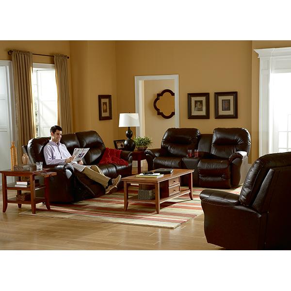 BODIE COLLECTION LEATHER RECLINING SOFA- S760CA4 - Dow Furniture (ME)