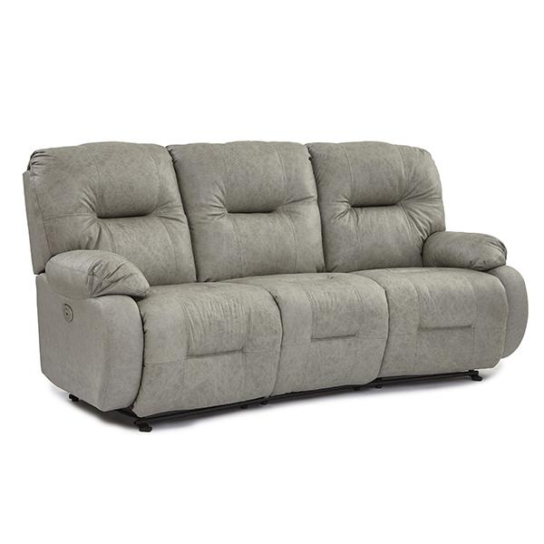 BRINLEY COLLECTION LEATHER SPACE SAVER CONVERSATION SOFA- U700CA4 - Dow Furniture (ME)