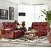 BRINLEY COLLECTION LEATHER POWER HEAD TILT RECLINING CONVERSATION SOFA- U700CZ4 - Dow Furniture (ME)