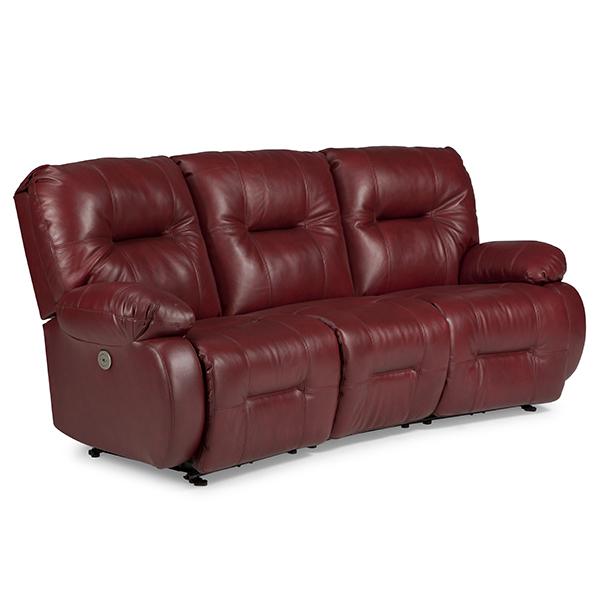 BRINLEY COLLECTION POWER HEAD TILT RECLINING CONVERSATION SOFA- U700RZ4 - Dow Furniture (ME)